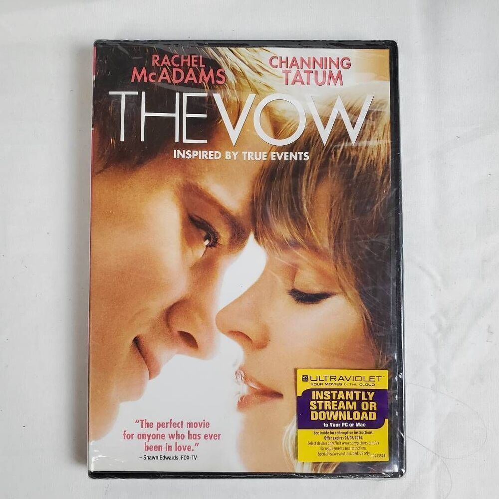 The Vow DVD New Sealed Rachel McAdams Channing Tatum Romantic Drama
